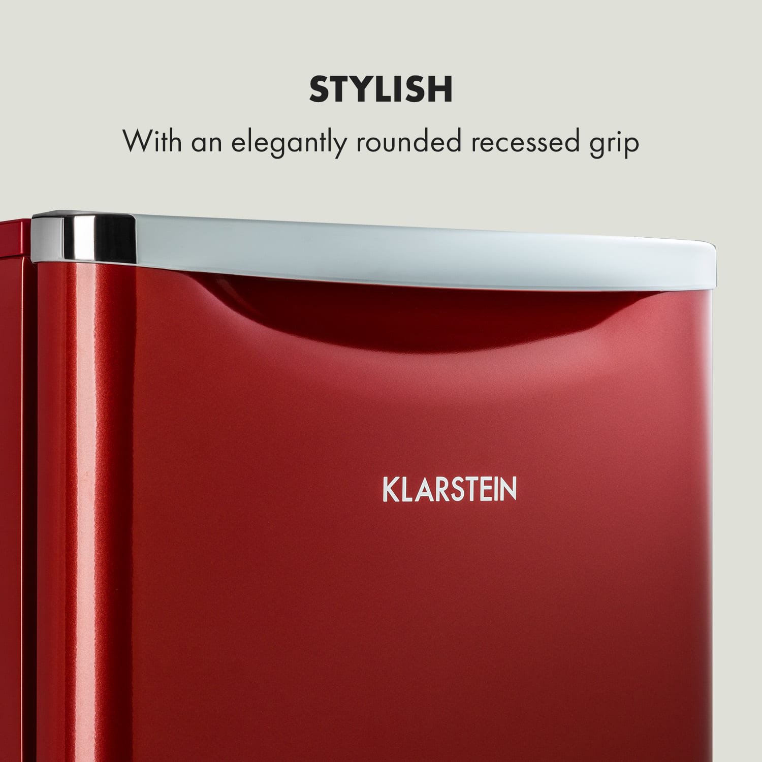Klarstein Yummy, chladnička s mraziacim priečinkom, 90 l, energet. trieda F, 42 dB – Obrázok 3