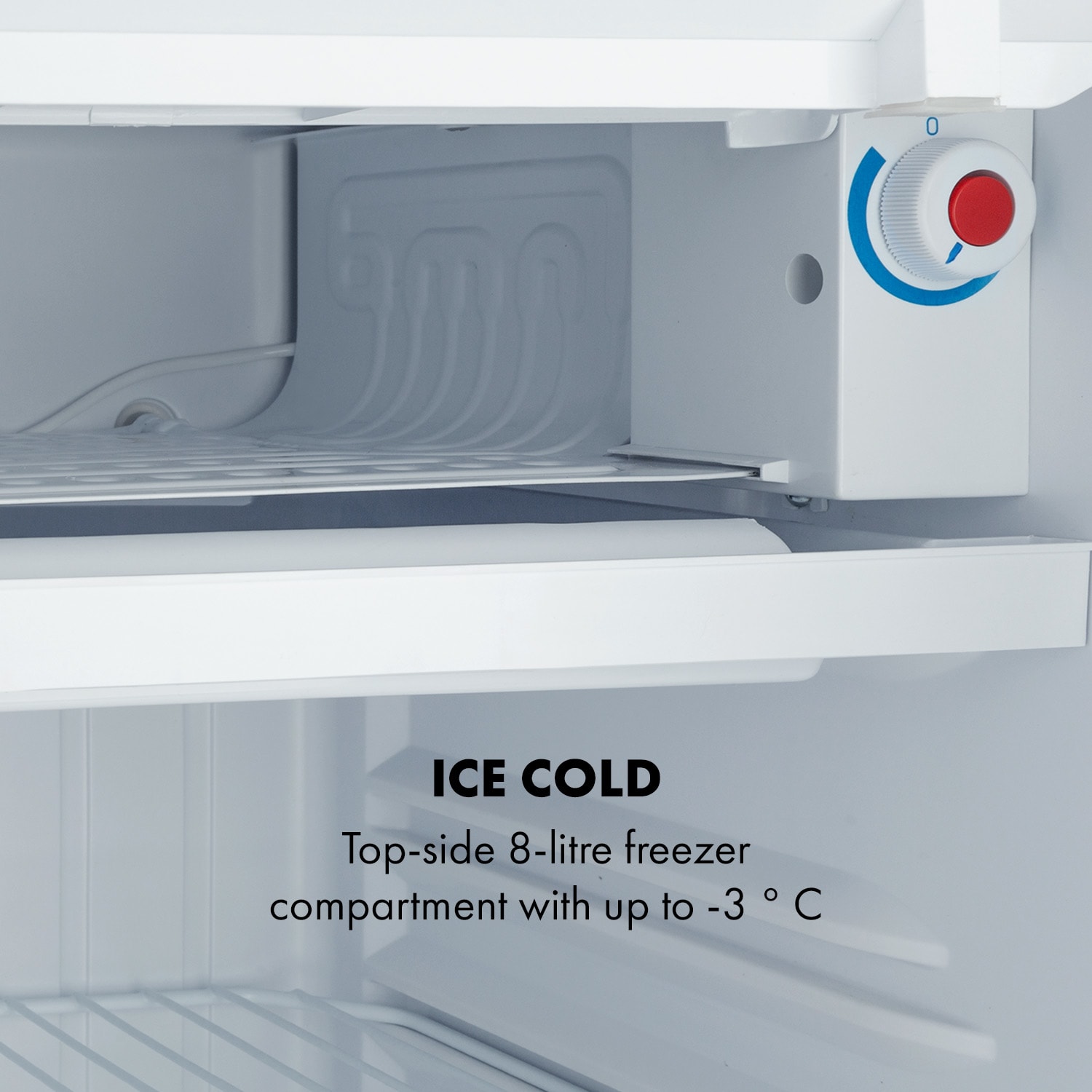Klarstein Yummy, chladnička s mraziacim priečinkom, 90 l, energet. trieda F, 42 dB – Obrázok 4
