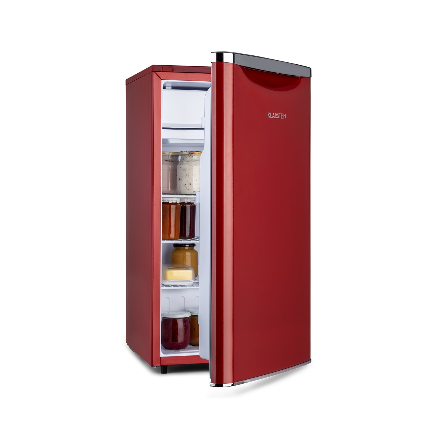 Klarstein Yummy, chladnička s mraziacim priečinkom, 90 l, energet. trieda F, 42 dB