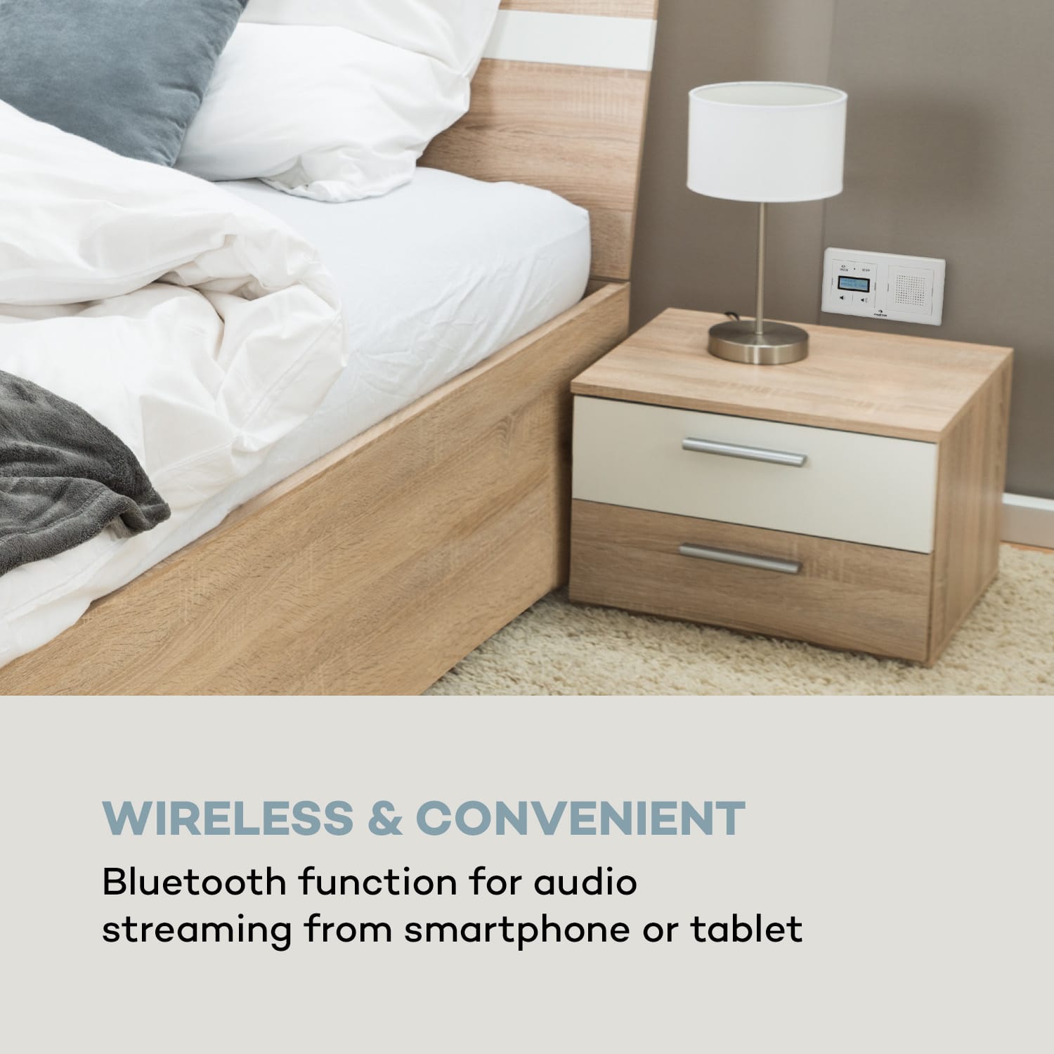 Auna DigiPlug UP, rádio do zásuvky, DAB+/FM, BT, LC-displej – Obrázok 5