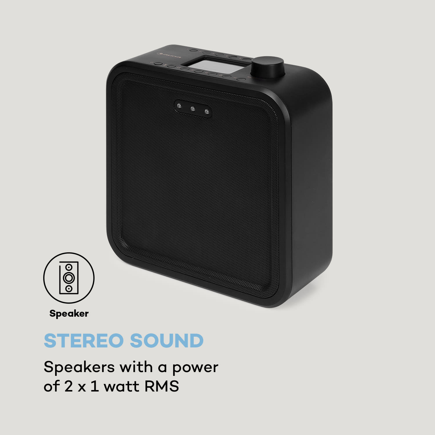 Auna Sound Maître, kuchynské rádio, zabudovanie pod kuchynské skrinky, internet/DAB+/FM, BT, AUX – Obrázok 5