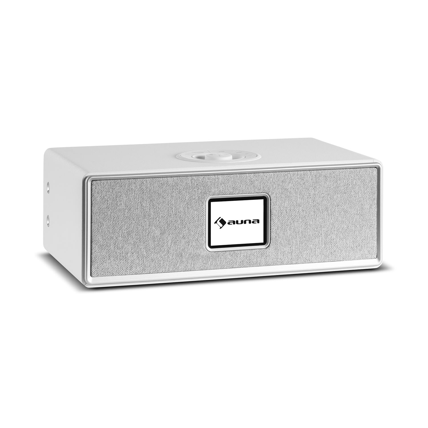 Auna Simpfy Wireless, reproduktor, DAB+/FM, BT, LCD-displej, drevené telo