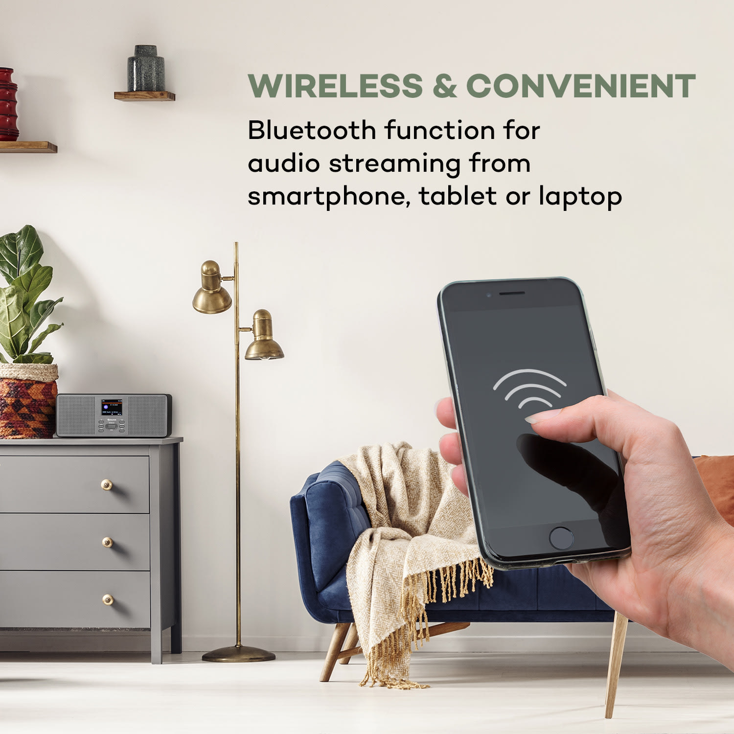 Auna Commuter ST, DAB+/FM rádio, AUX, 2.4" TFT displej, – Obrázok 3