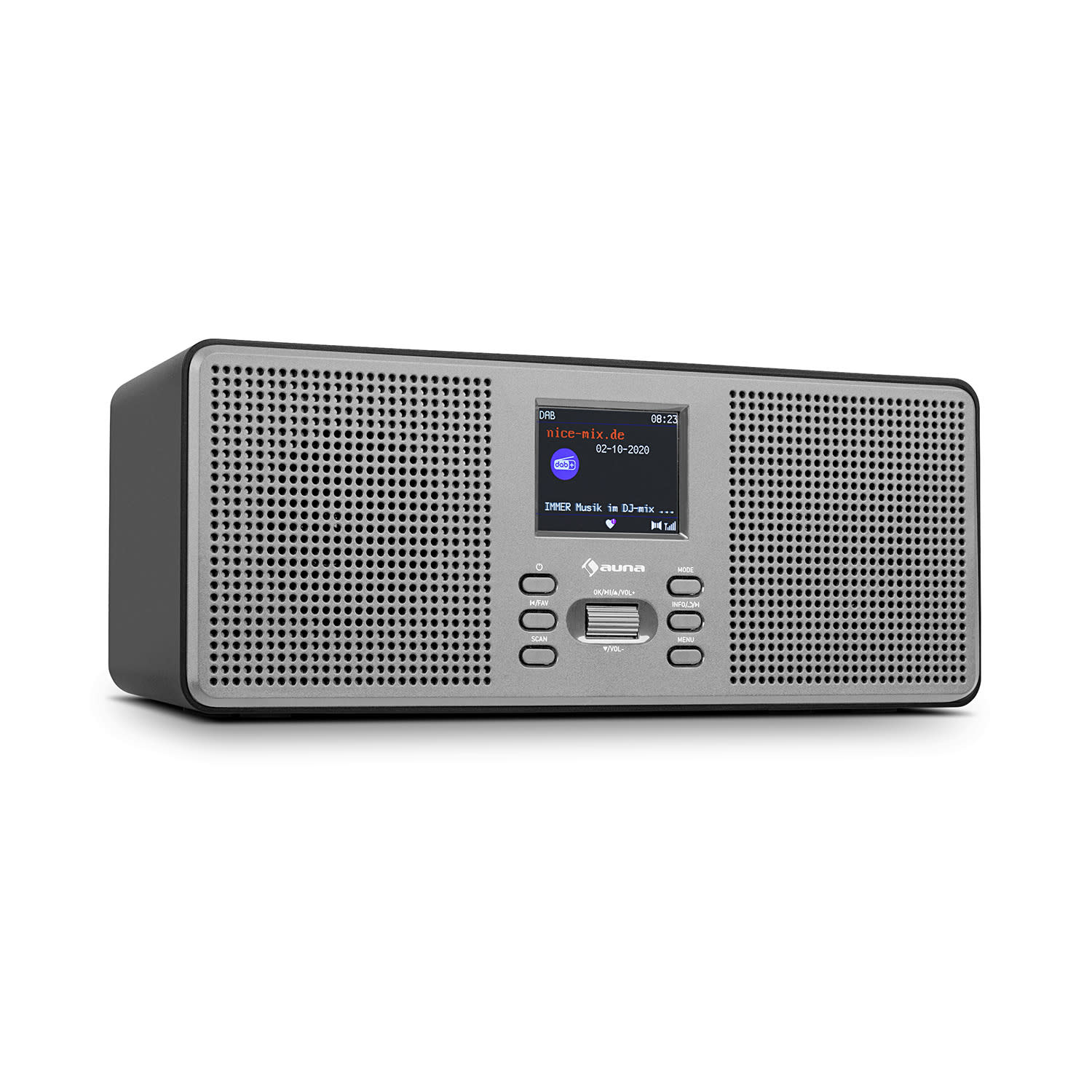 Auna Commuter ST, DAB+/FM rádio, AUX, 2.4" TFT displej,