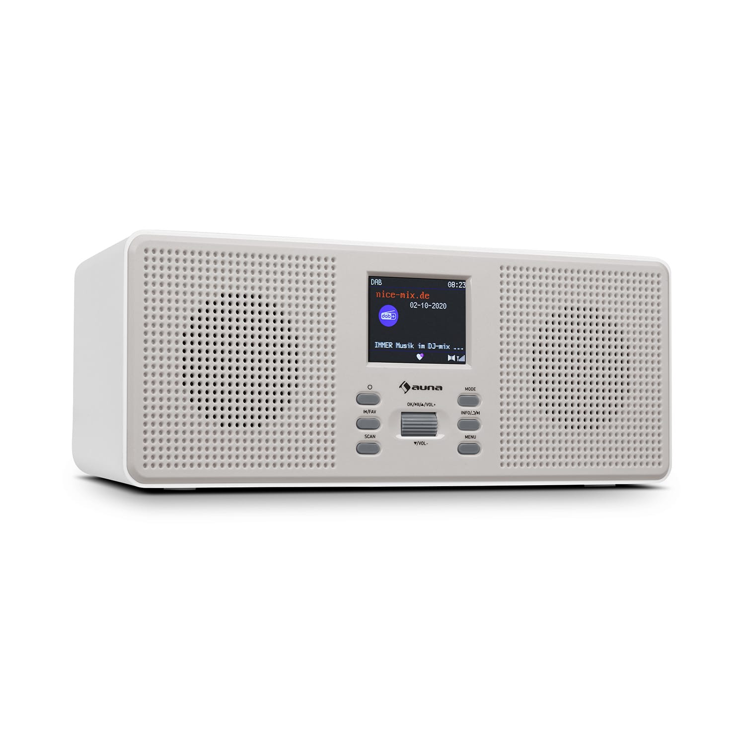 Auna Commuter ST, DAB+/FM rádio, USB, AUX, 2.4" TFT displej