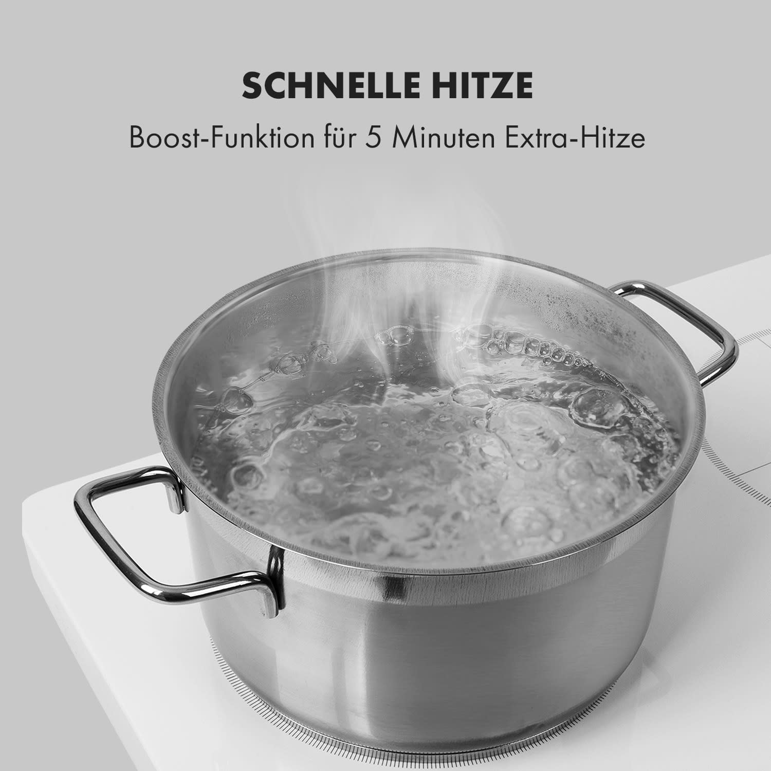 Klarstein FutureChef, dvojitá indukčná varná doska, 3000 W, 2 varné plochy – Obrázok 4