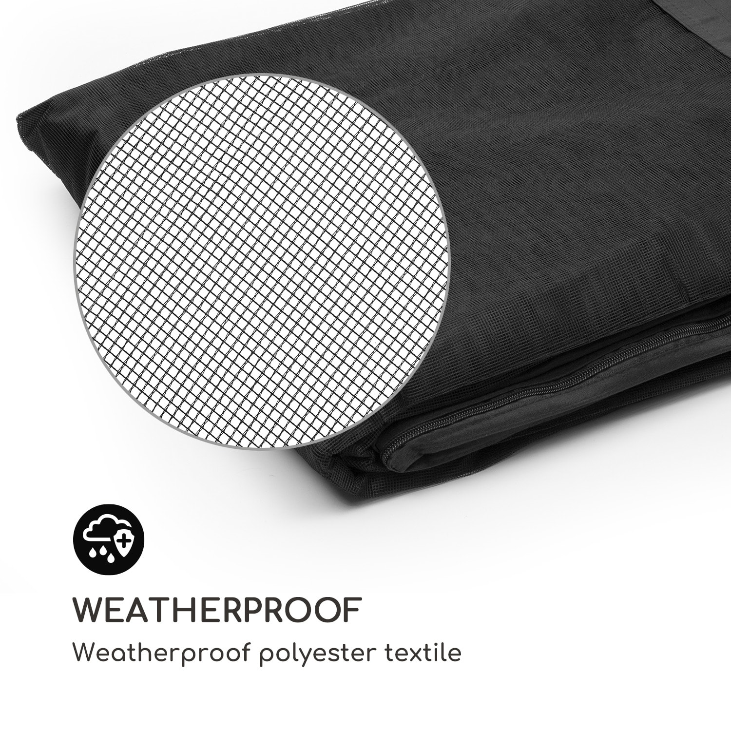 Blumfeldt Pantheon Solid Sky Ambient Solar, bočné steny, 3 x 3 m, sieťka proti komárom – Obrázok 5