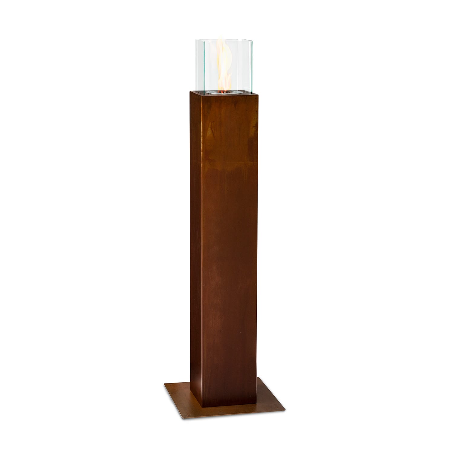 Blumfeldt Arizona Rust Large, vežové ohnisko, 0,6 litra, vrátane textilného ochranného krytu