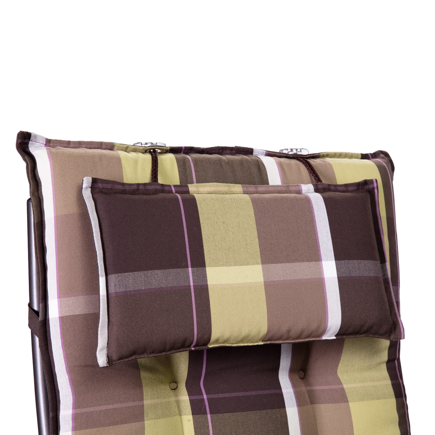 Blumfeldt Sylt, čalúnená podložka, podložka na stoličku, podložka na vyššie polohovacie kreslo, vankúš, polyester, 50 × 120 × 9 cm – Obrázok 3