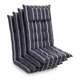 Blumfeldt Sylt, poduška s vysokou zadnou časťou, na vyššie polohovacie kreslo, vankúš, polyester, 50 x 120 x 9 cm, 4 x poduška