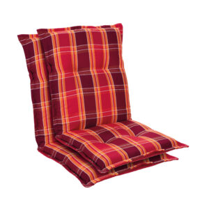 Blumfeldt Prato, čalúnená podložka, podložka na stoličku, podložka na nižšie polohovacie kreslo, na záhradnú stoličku, polyester, 50 × 100 × 8 cm, 2 x podložka