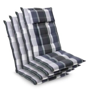 Blumfeldt Sylt, poduška s vysokou zadnou časťou, na vyššie polohovacie kreslo, vankúš, polyester, 50 x 120 x 9 cm, 4 x poduška