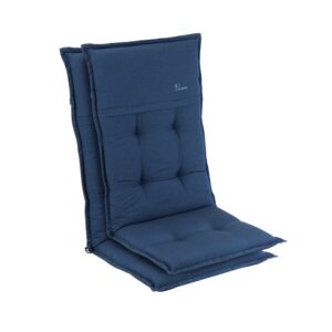 Blumfeldt Coburg, čalúnenie, čalúnenie na kreslo, vysoké operadlo, záhradná stolička, polyester, 53x117x9cm, 2 x čalúnenie