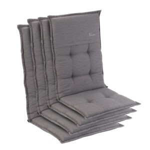 Blumfeldt Coburg, čalúnenie, čalúnenie na kreslo, vysoké operadlo, záhradná stolička, polyester, 53x117x9cm, 4 x podložka