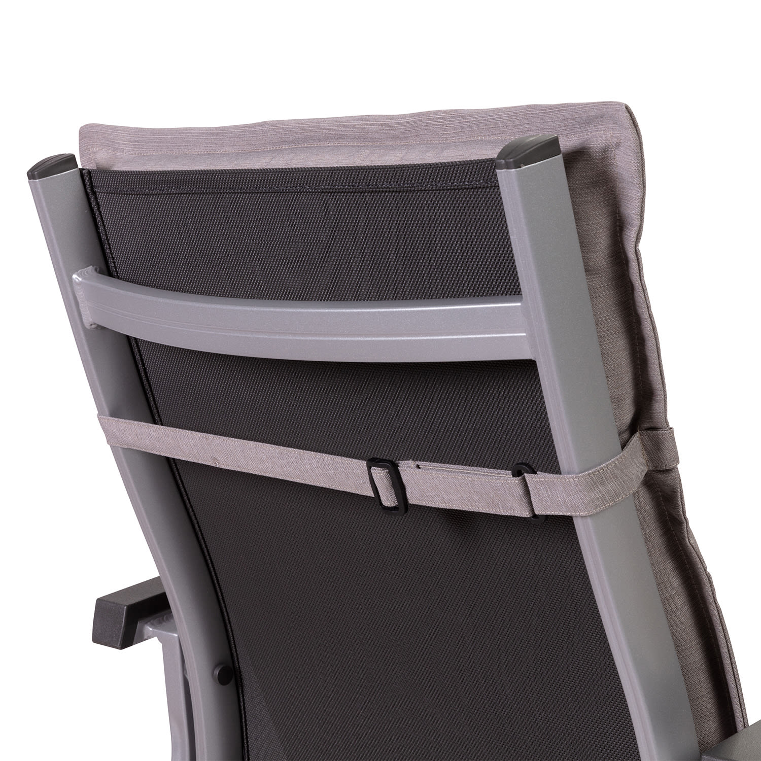 Blumfeldt Prato, čalúnená podložka, podložka na stoličku, podložka na nižšie polohovacie kreslo, na záhradnú stoličku, polyester, 50 × 100 × 8 cm, 2 x čalúnenie – Obrázok 3