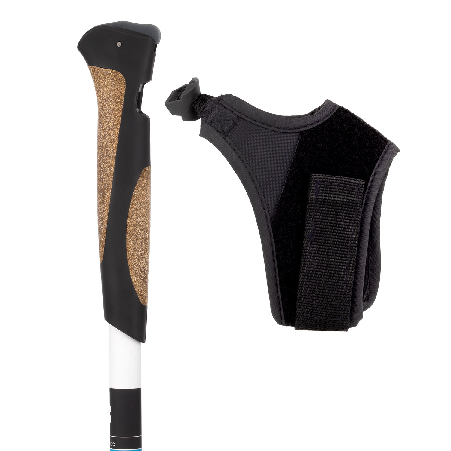 KLARFIT Vigo FX Elite, nordic walking palice, 80 % karbón, 115 cm, korkové rukoväte – Obrázok 5