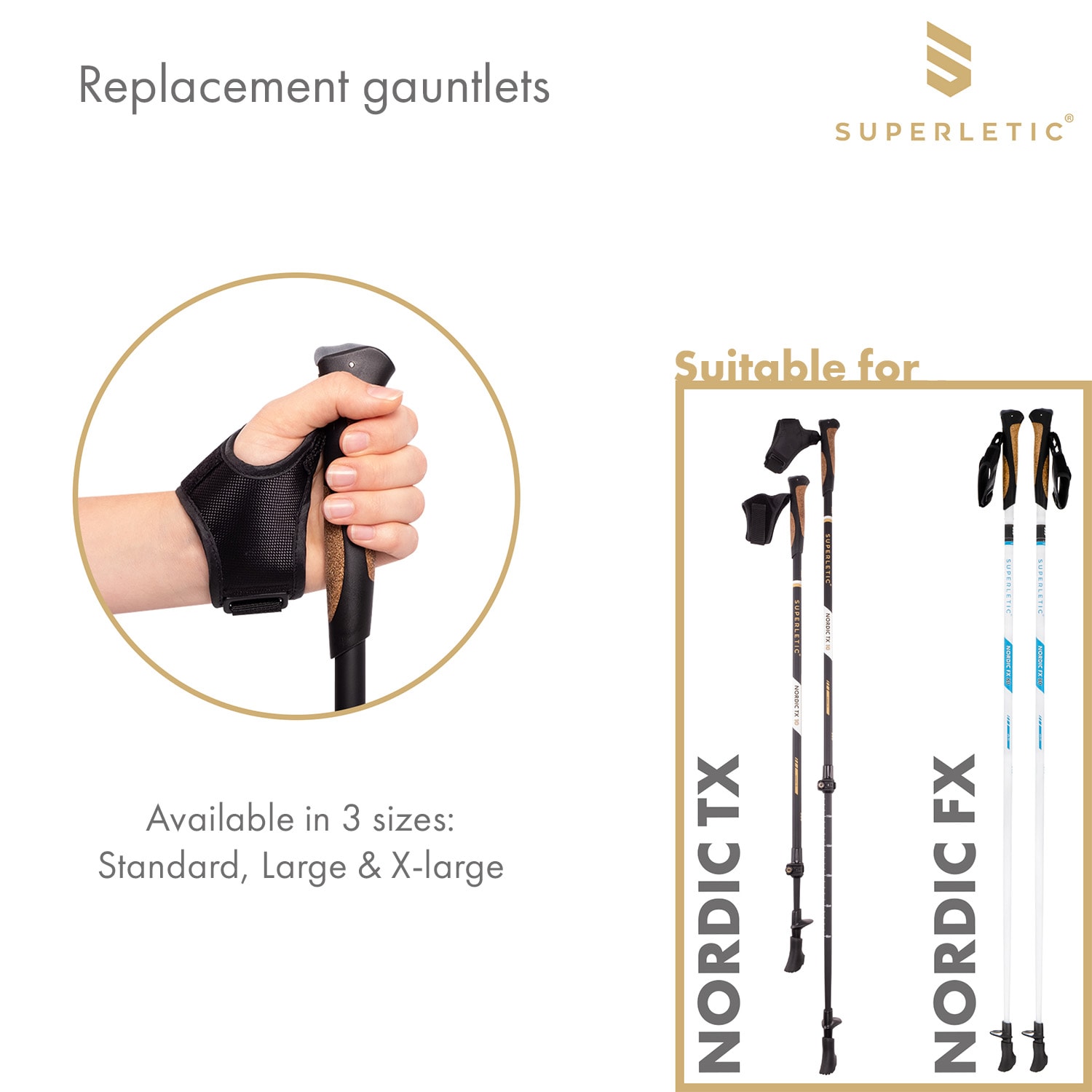 KLARFIT Gijon Strap, pútka na ruky, veľkosť XL, suchý zips, zacvakávací systém, ergonomické – Obrázok 3