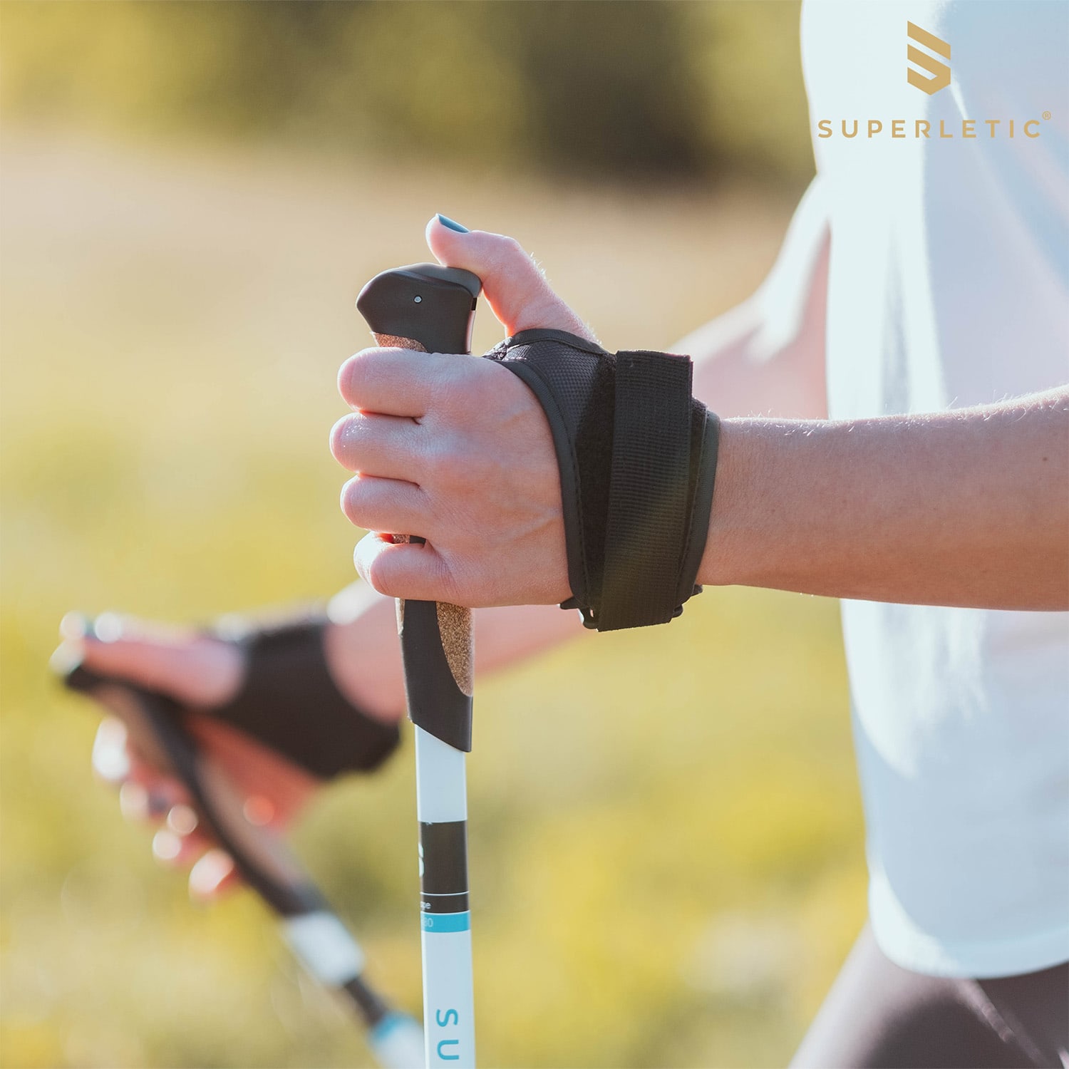 KLARFIT Gijon Strap, pútka na ruky, veľkosť XL, suchý zips, zacvakávací systém, ergonomické – Obrázok 4