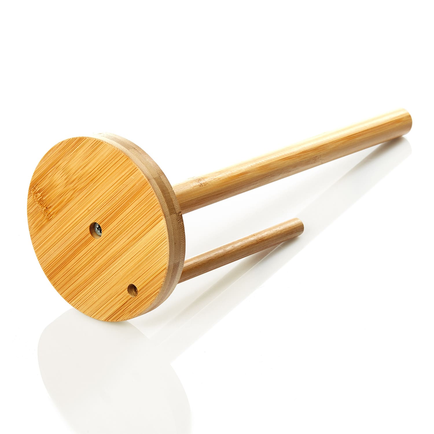 Klarstein Držiak na papierové utierky, s vodítkom, držiak na papierové utierky, 15 x 35,5 cm, bambus – Obrázok 3