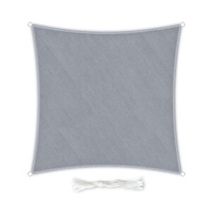 Blumfeldt Štvorcová slnečná clona, 4 × 4 m, polyester, priedušná