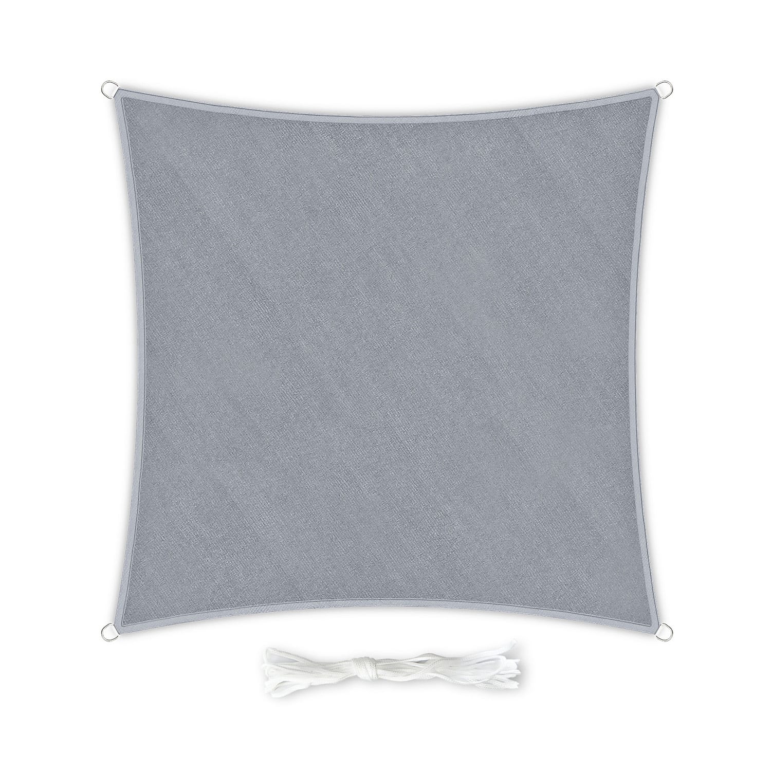 Blumfeldt Štvorcová slnečná clona, 4 × 4 m, polyester, priedušná