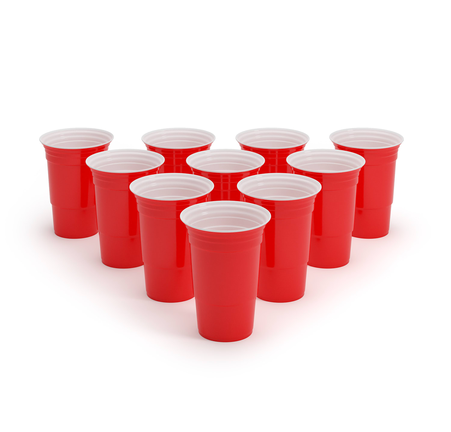 BeerCup Nadal Classics, červené párty poháre, 16 oz, 473ml, poháre na nápoje, znovu použiteľné, robustné – Obrázok 2