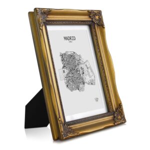 Casa Chic Regent, obrazový rám, obdĺžnikový, 17 × 12 cm fotky, pasparta, sklo, rokoko
