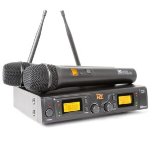Power Dynamics PD781, bezdrôtový 2 x 8-kanálový UHF mikrofónový systém